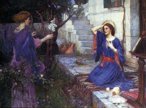 John William Waterhouse The Annunciation